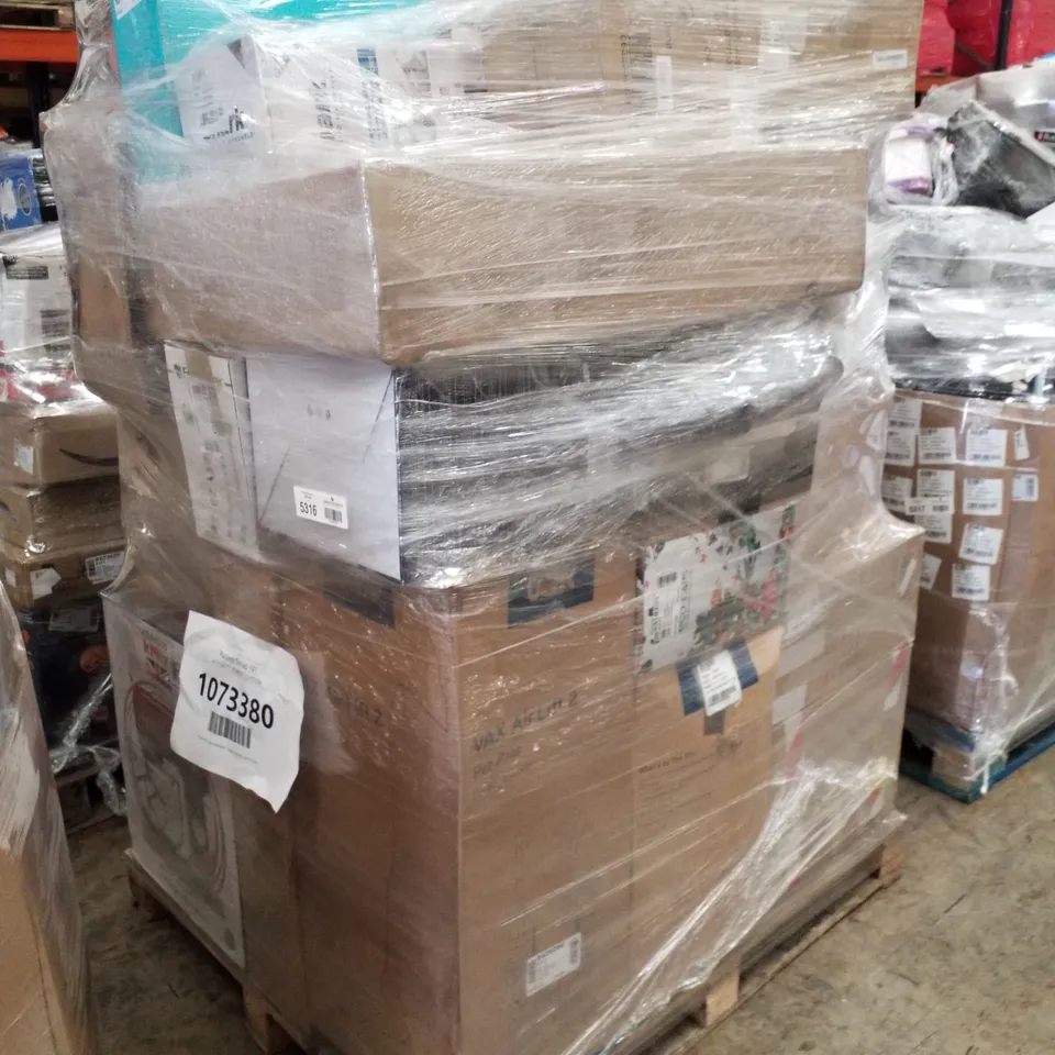 PALLET OF APPROXIMATELY 34 UNPROCESSED RAW RETURN HOUSEHOLD AND ELECTRICAL GOODS TO INCLUDE;