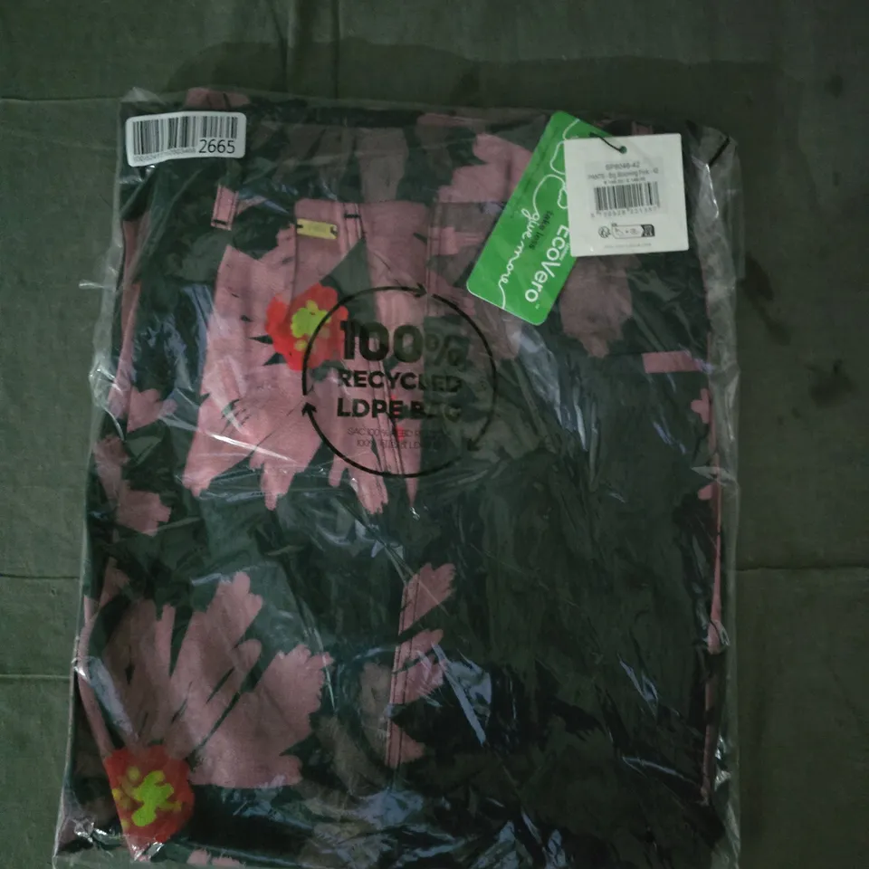 POM BIG BLOOMING PINK PANTS SIZE 42