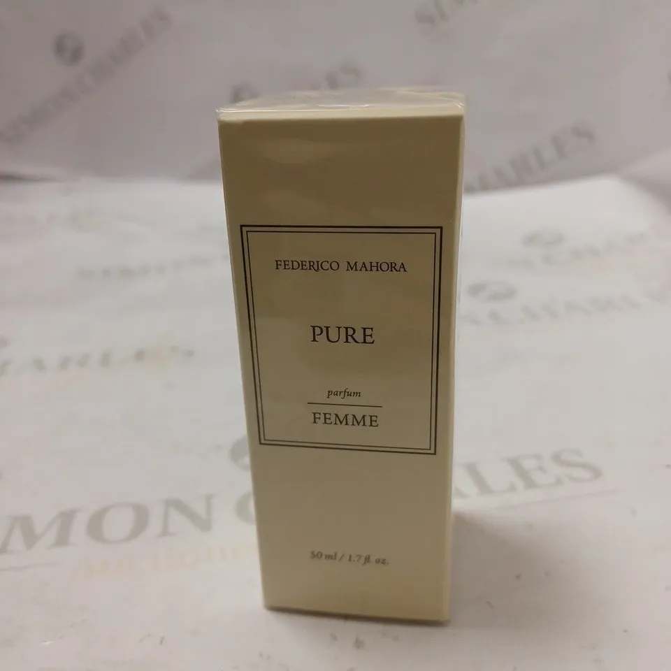 BOXED AND SEALED FEDERICO MAHORA PURE PARFUM FEMME 50ML