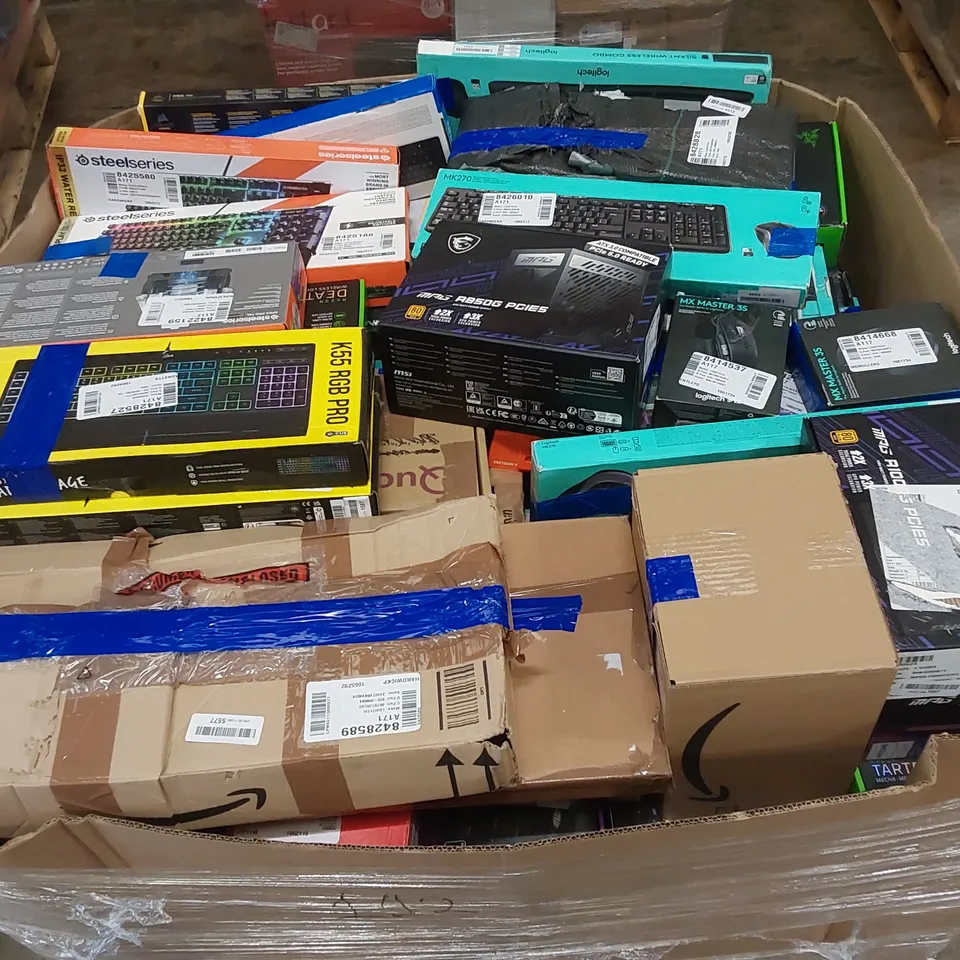 PALLET OF APPROXIMATELY 136 UNPROCESSED RAW RETURN HIGH VALUE ELECTRICAL GOODS TO INCLUDE;