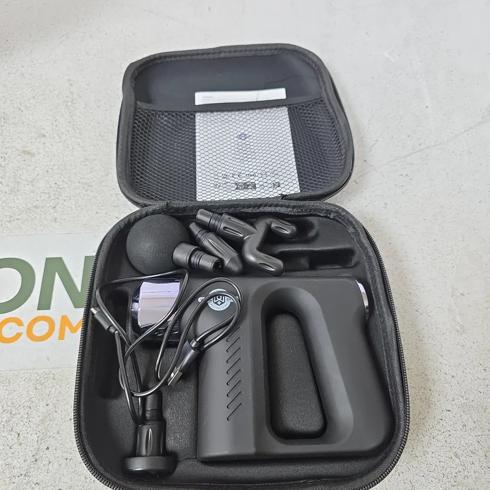 THE SOURCE WELLBEING MINI MASSAGE GUN WITH CARRY CASE