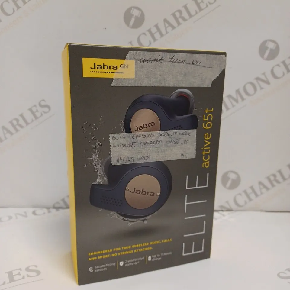 BOXED JABRA ELITE ACTIVE 65T EARBUDS