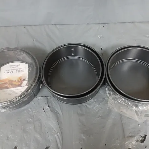 3 SETS OF 2 SPRINGFORM CAKE TINS