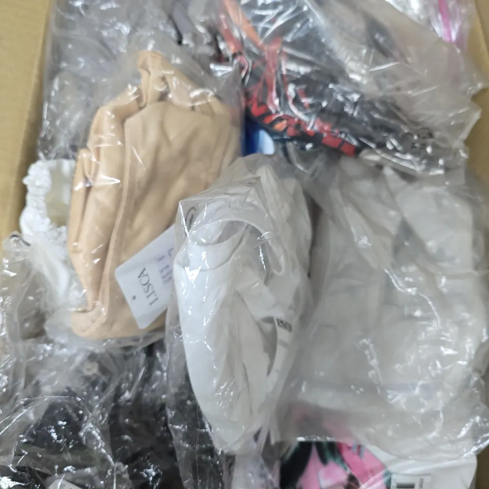 APPROXIMATELY 25 ASSORTED WOMEN'S CLOTHING PRODUCTS IN VARIOUS BRANDS TO INCLUDE ANITA, SUNFLAIR, SUSA, MARIE JO, OSCALITO ETC