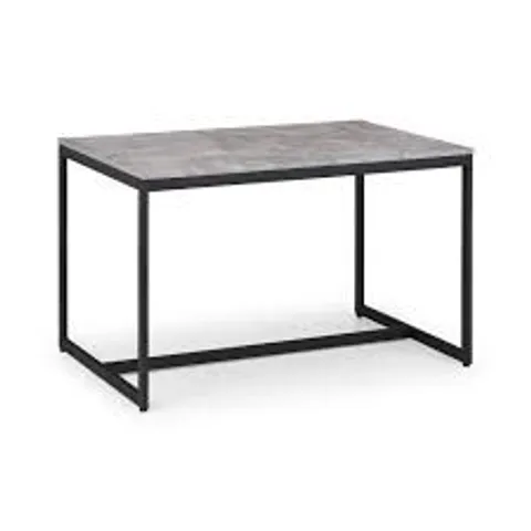 BOXED JULIAN BOWEN STATEN CONCRETE DINING TABLE