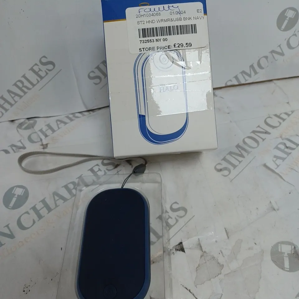 2 x BOXED HALO 5,200MAH RECHARGEABLE HAND WARMER