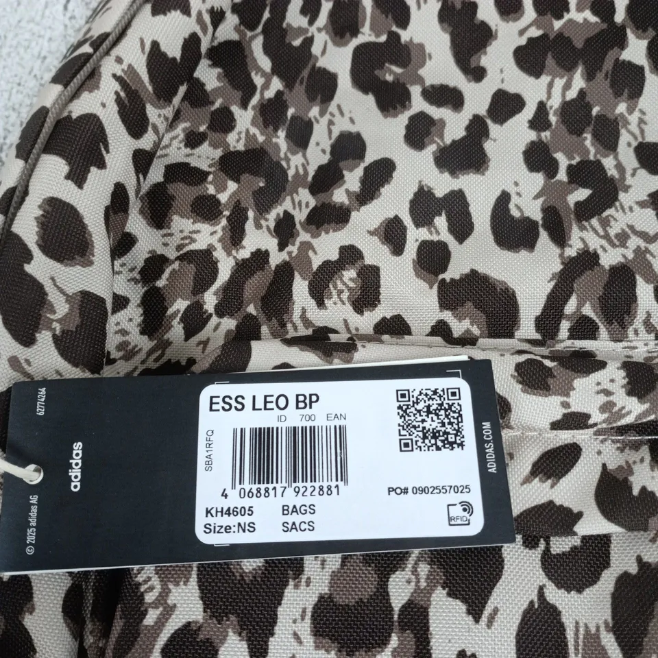 ADIDAS LEOPARD PRINT BACKPACK