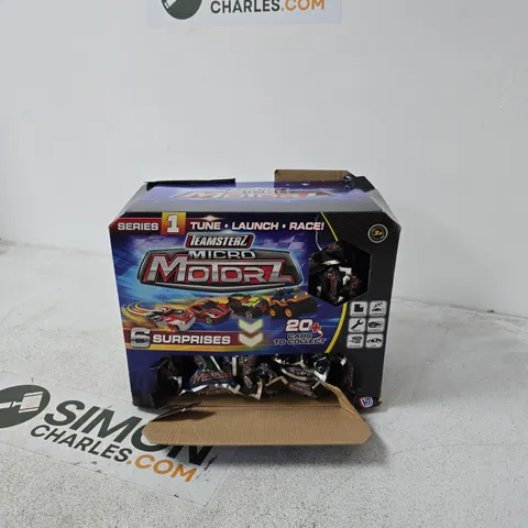 TEAMSTERZ MICRO MOTORZ RACING CARS – BOXED (SERIES 1) – 6 SURPRISES 