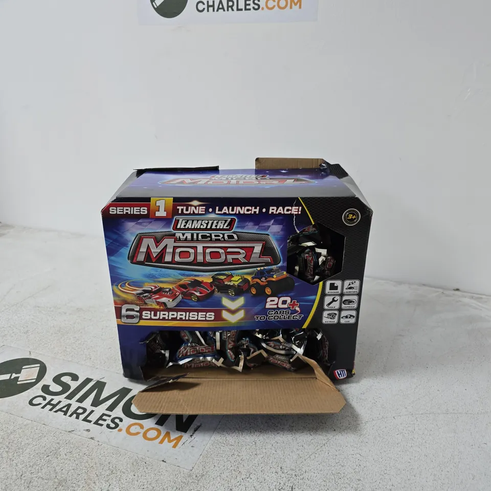 TEAMSTERZ MICRO MOTORZ RACING CARS – BOXED (SERIES 1) – 6 SURPRISES 