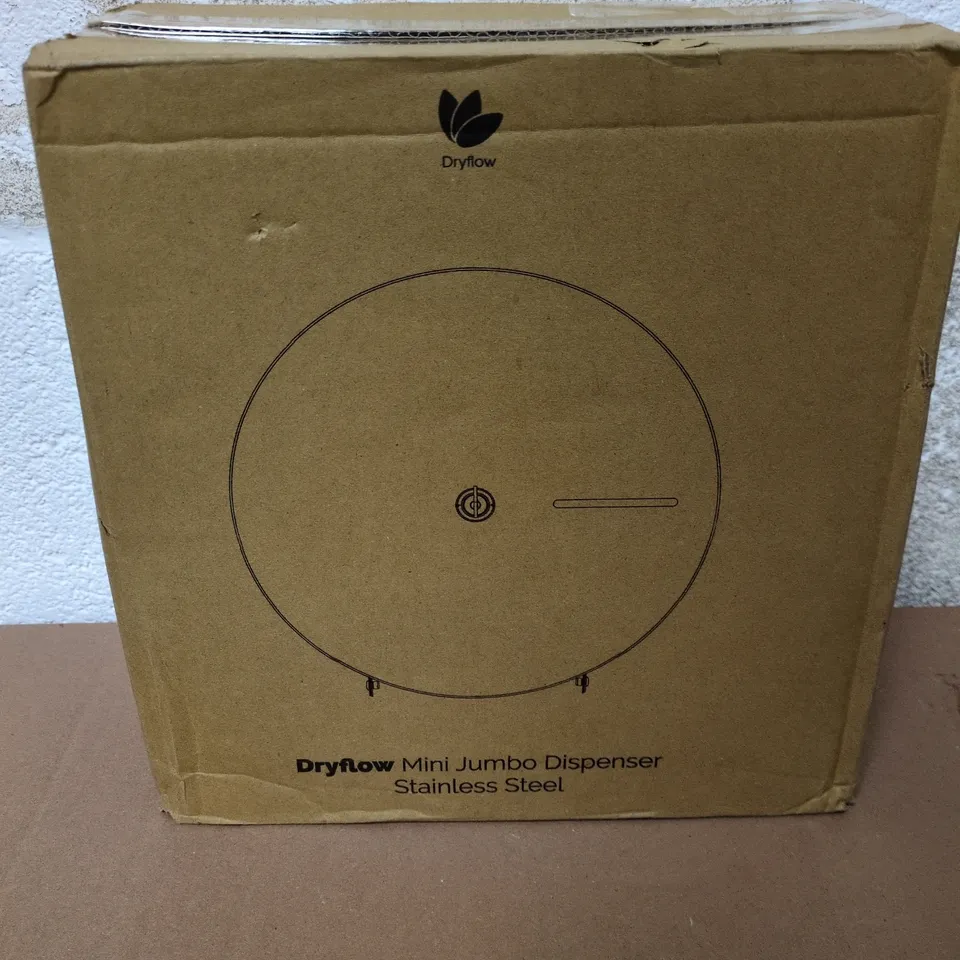 DRYFLOW JUMBO TOILET ROLL DISPENSER