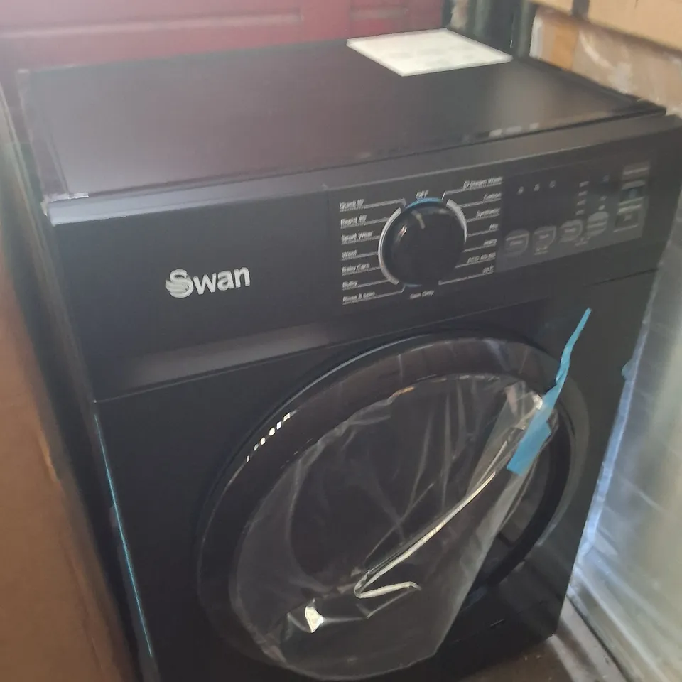 SWAN SW75120B 8KG 1400 SPIN FREESTANDING WASHING MACHINE - BLACK