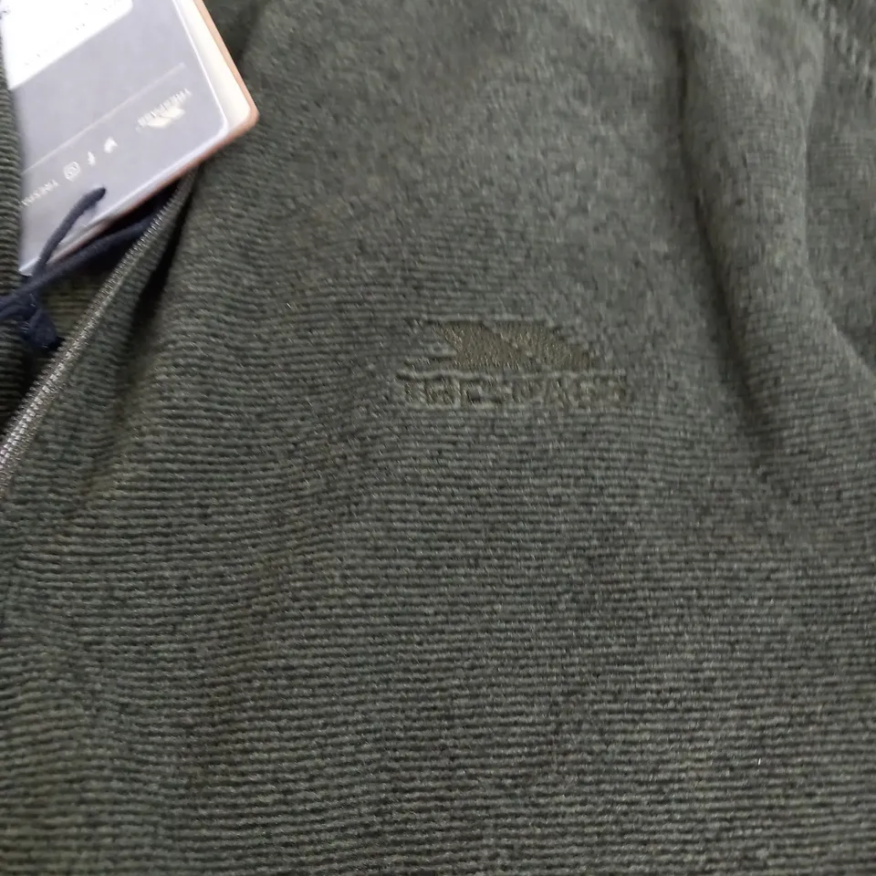 TRESPASS MENS FLEECE IN MOSS - XXL
