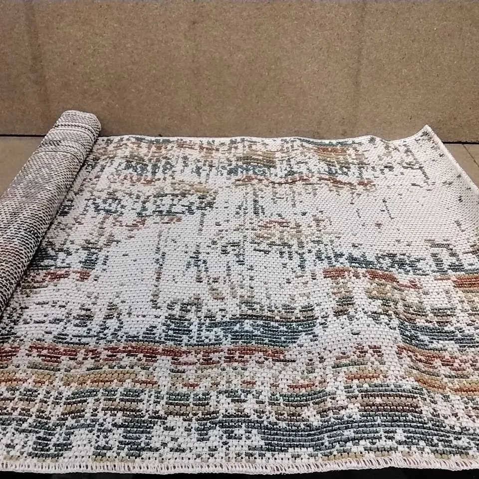 BRAND NEW PACO HOME MULTICOLOURED MURICA RUG SIZE 80CM X 150 CM