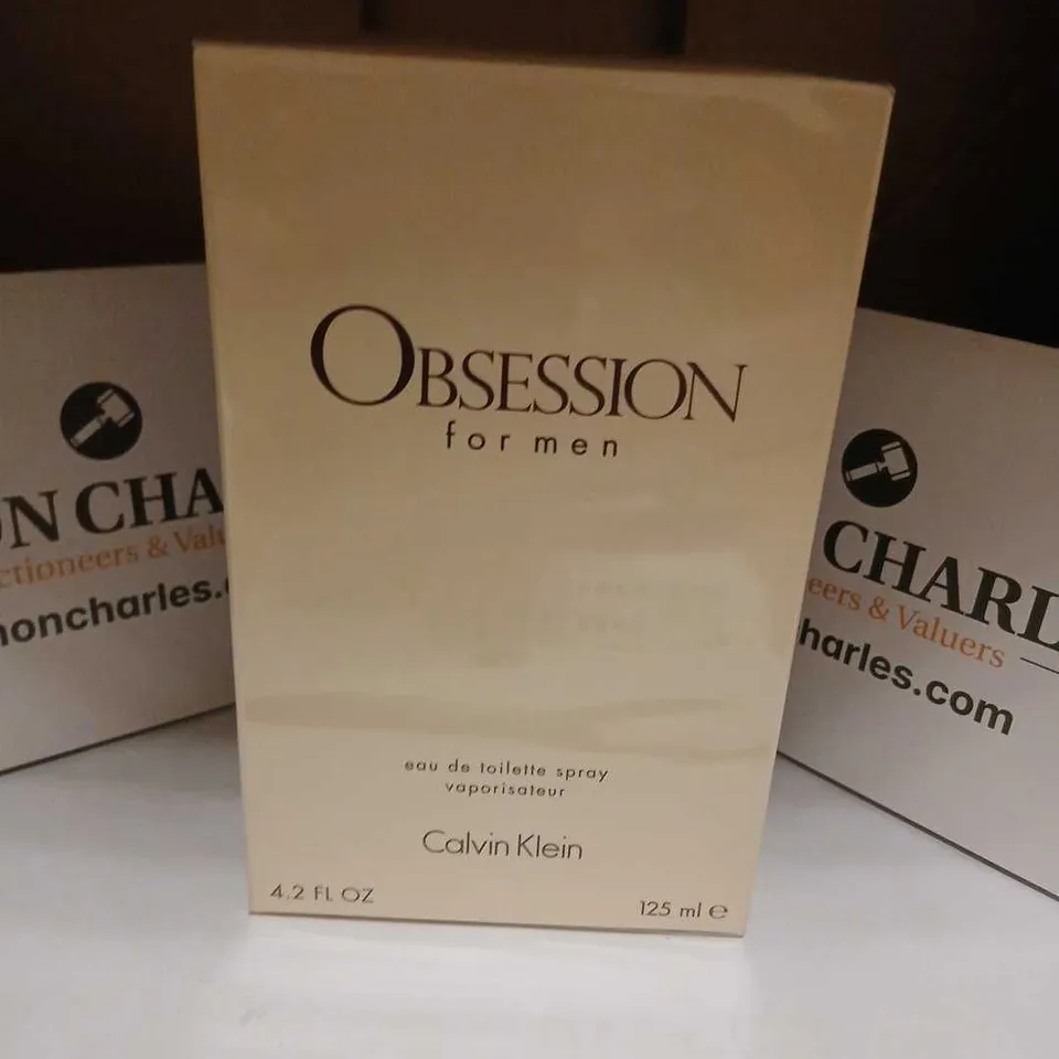 BOXED AND SEALED OBSESSION FOR MEN CALVIN KLEIN EAU DE TOILETTE 125ML
