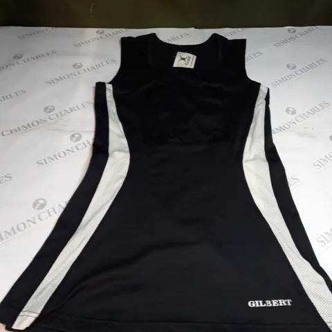 GILBERT ECLIPSE DRESS IN BLACK/WHITE - LARGE