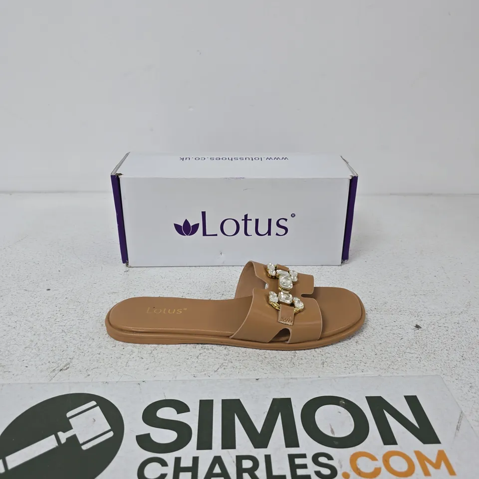 LOTUS AGUEDA ULP417 TAN SANDALS – UK 7 (WOMEN)