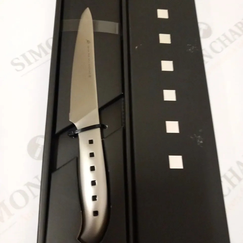 BRAND NEW BOXED SHA RA KU MONO MOLYBDENUM VANADIUM STEEL FJ-08 13CM TOMATO KNIFE