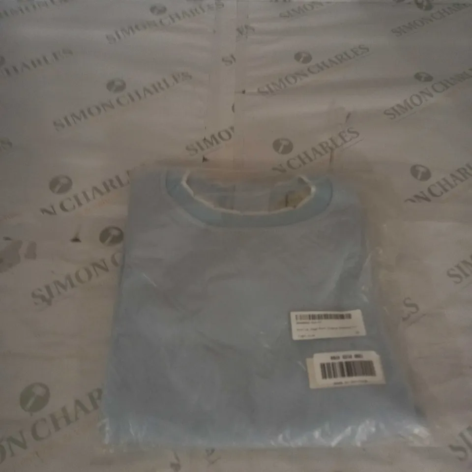 SCALLOP EDGE PUFF SLEEVE SWEATSHIRT SIZE XS