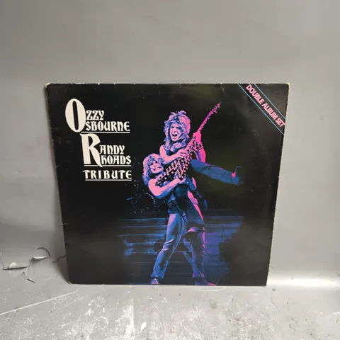 OZZY OSBOURNE RANDY RHODES TRIBUTE DOUBLE ALBUM VINYL SET 