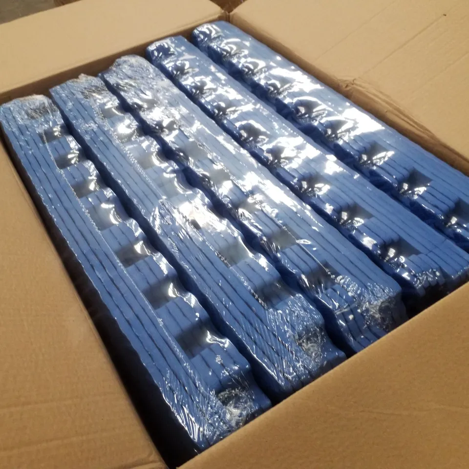 BOXED CONTAINING 5 SETS OF KAYMAN 8 TILES - EXERCISE MATS - BLUE