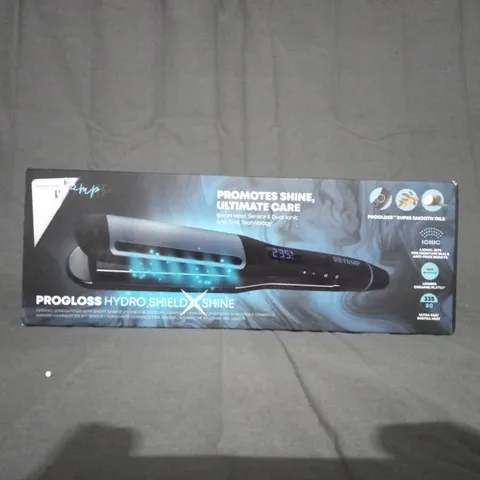 BOXED REVAMP PROGLOSS HYDRO SHIELD SHINE CERAMIC STRAIGHTENER
