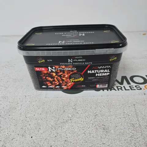 ADVANTA N-FUSED NATURAL HEMP BAITS – 5L TUB (PVA FRIENDLY)