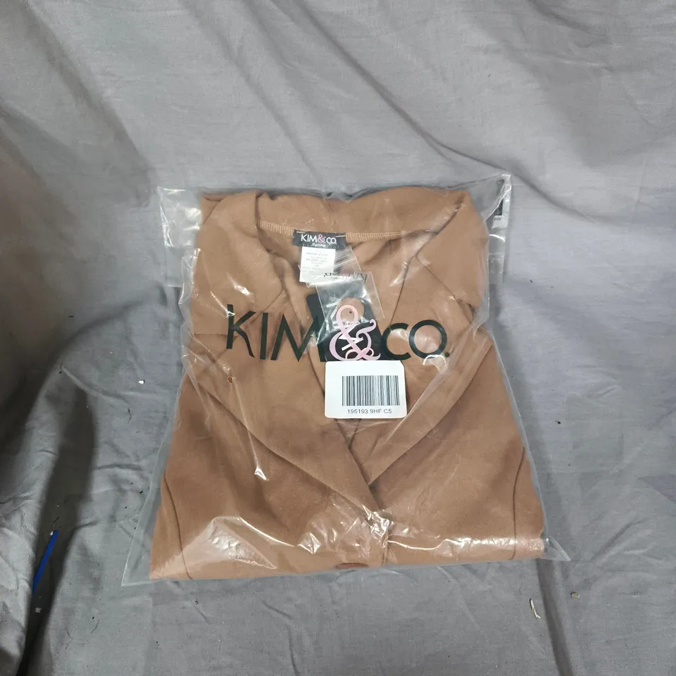 KIM & CO PETITE DEEP CAMEL KNITWEAR – UK LARGE (LG) – SEALED IN PACKAGING 