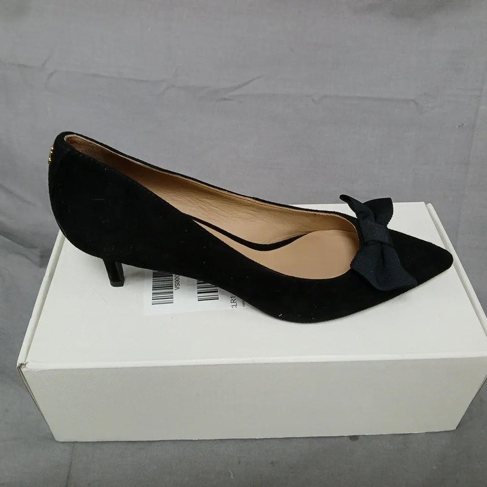 RALPH LAUREN SHOES BOW DETAILED CLOSED TOE PUMPS SIZE UK 4