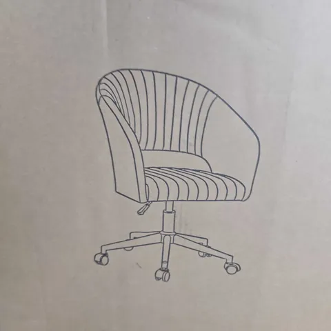 BOXED SOLAR OFFICE CHAIR PINK - COLLECTION ONLY