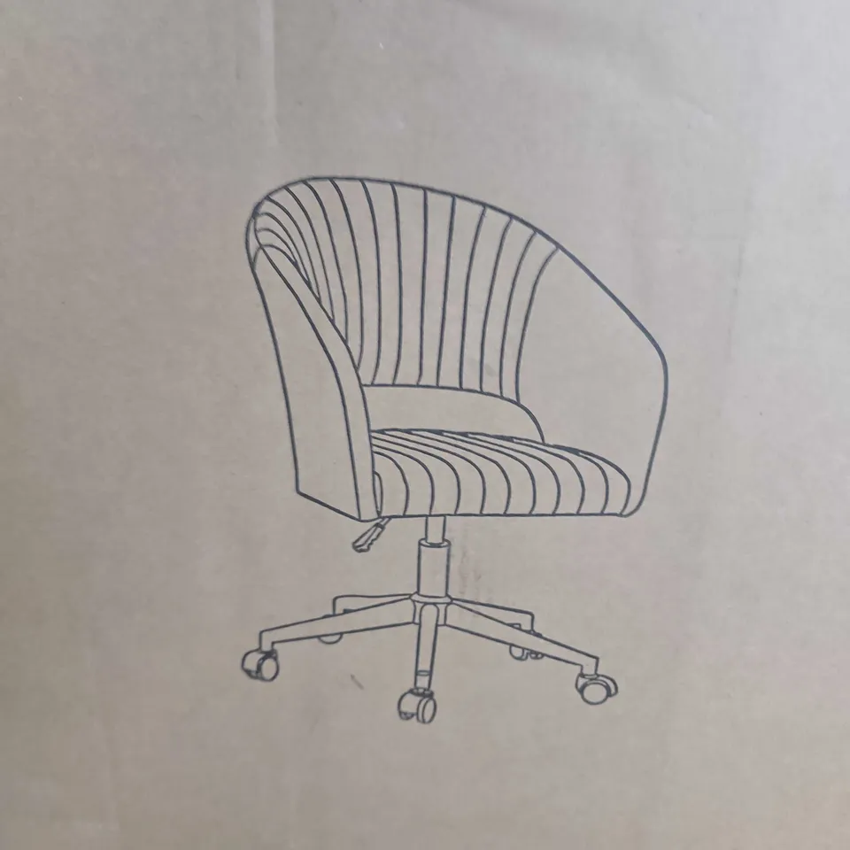 BOXED SOLAR OFFICE CHAIR PINK - COLLECTION ONLY 