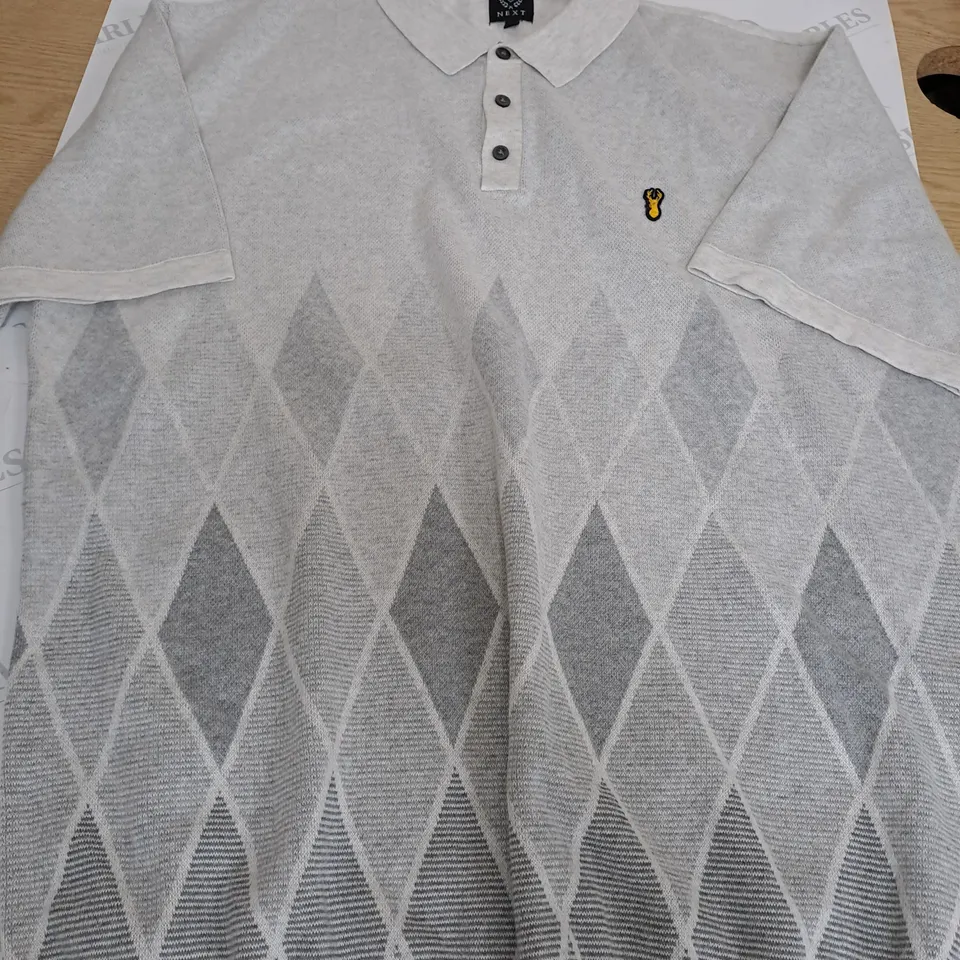 NEXT WOOLLY POLO SHIRT SIZE M 