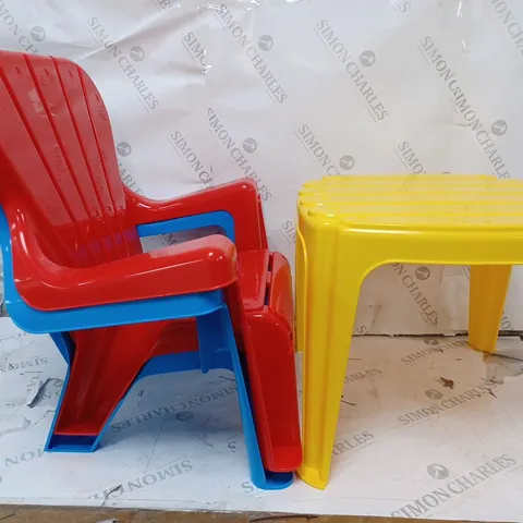 DOLU TABLE & 2 CHAIRS SET