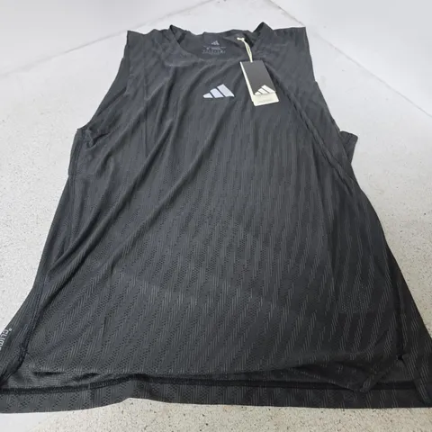 ADIDAS TANK TOP – BLACK, MEN'S MEDIUM (CLO-MAN)