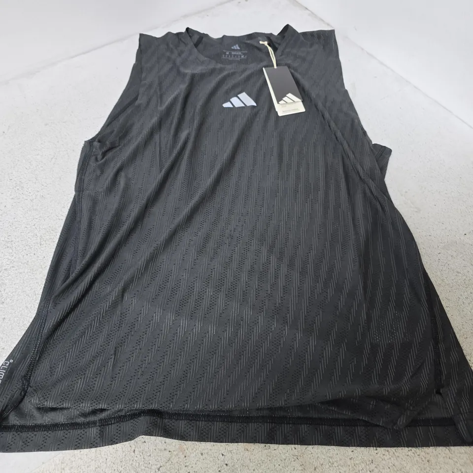 ADIDAS TANK TOP – BLACK, MEN'S MEDIUM (CLO-MAN)