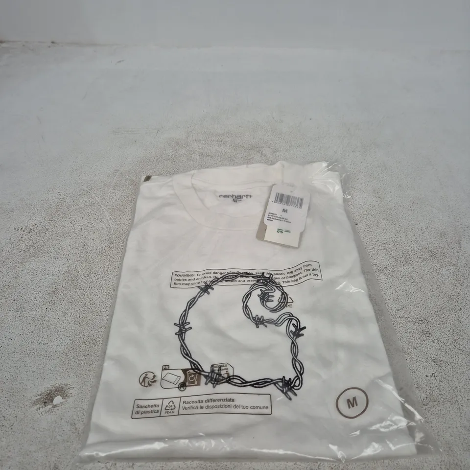 CARHARTT WHITE T-SHIRT – MEN'S, SIZE M