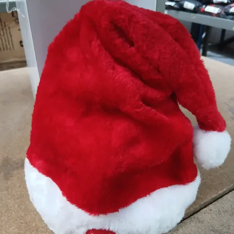 APPROXIMATELY 24 SANTA HAT CHRISTMAS DECORATIONS