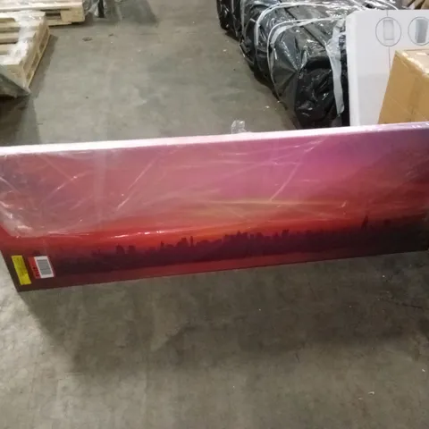 BAGGED SKYLINE, NYC, NEW YORK CITY - WRAPPED CANVAS PRINT