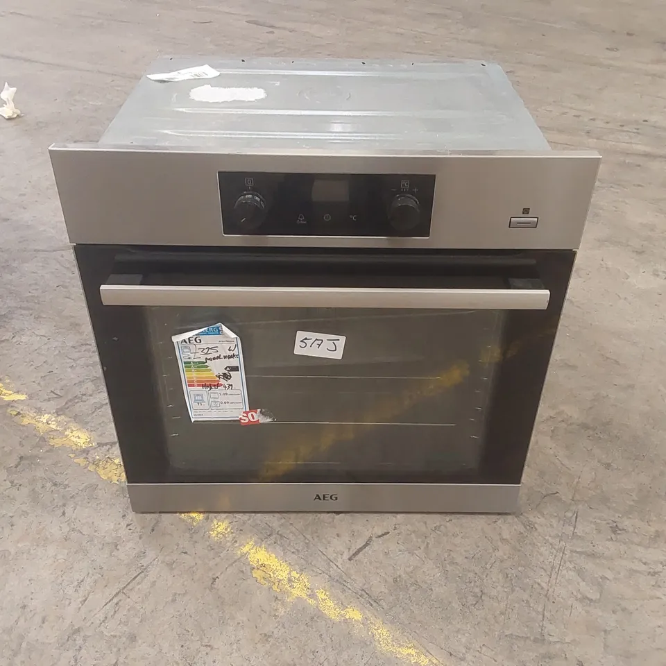 AEG BPS355020M BUILT IN A RATED SINGLE OVEN WITH STEAM FUNCTION