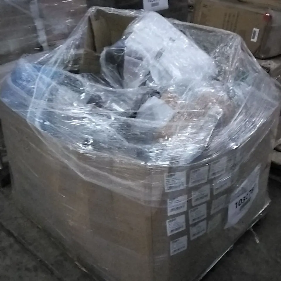 PALLET OF APPROXIMATELY 24 UNPROCESSED RAW RETURN HOUSEHOLD AND ELECTRICAL GOODS TO INCLUDE;