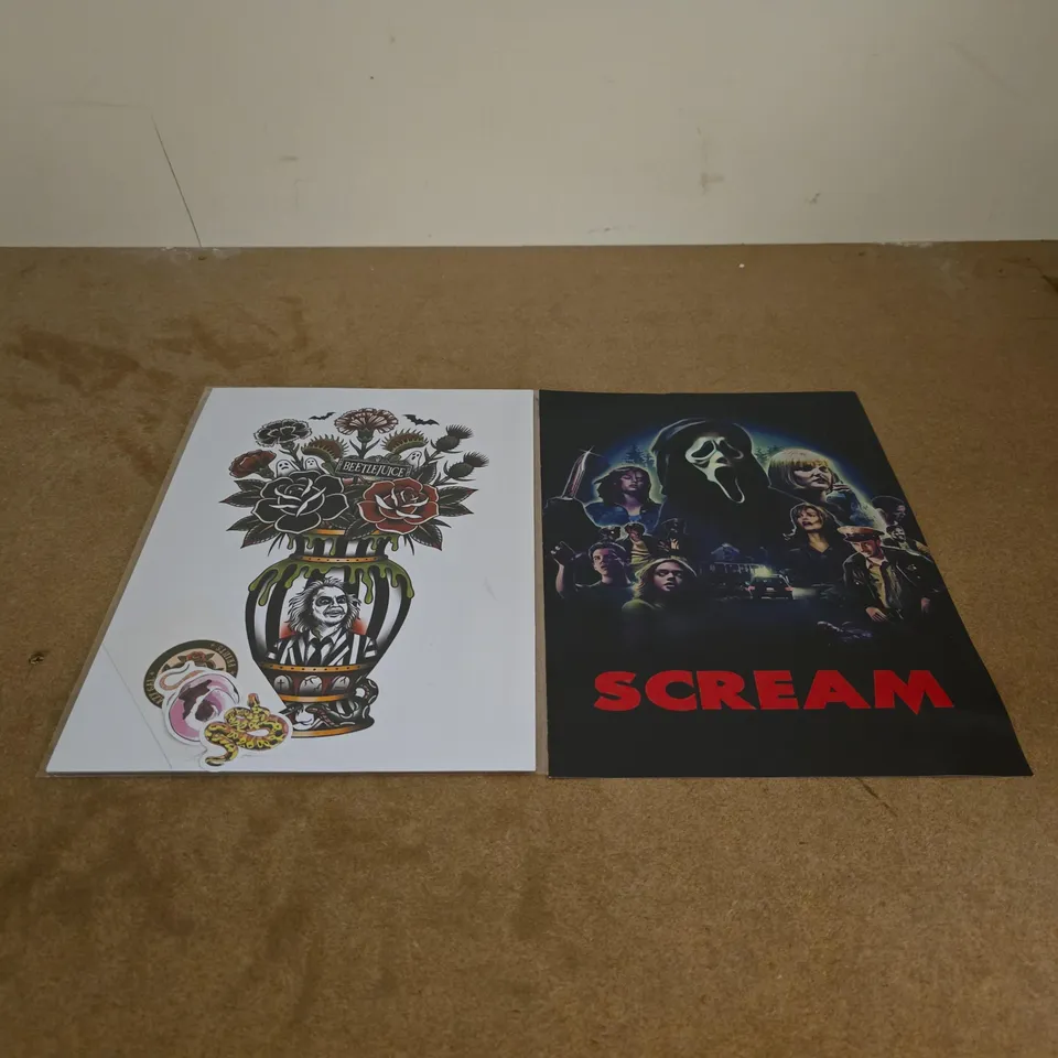 BOX OF APPROXIMATELY 25 ASSORTED ART, PRINTS AND POSTERS ETC