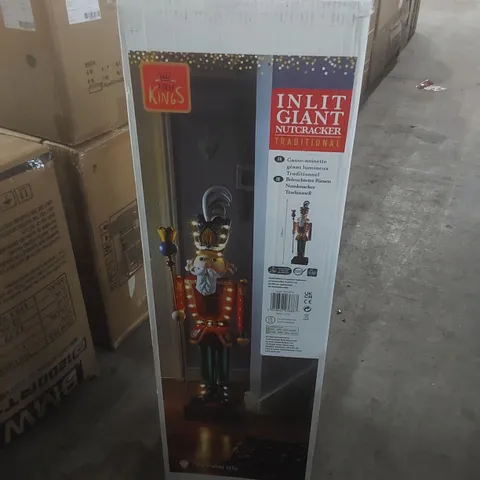 BOXED THREE KINGS 119cm INLIT GIANT NUTCRACKER – TRADITIONAL COLOURS