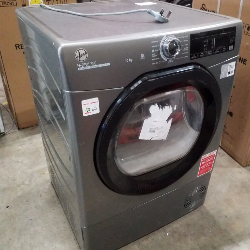 HOOVER H-DRY 350 CONDENSER TUMBLE DRYER – 10 KG – GRAPHITE