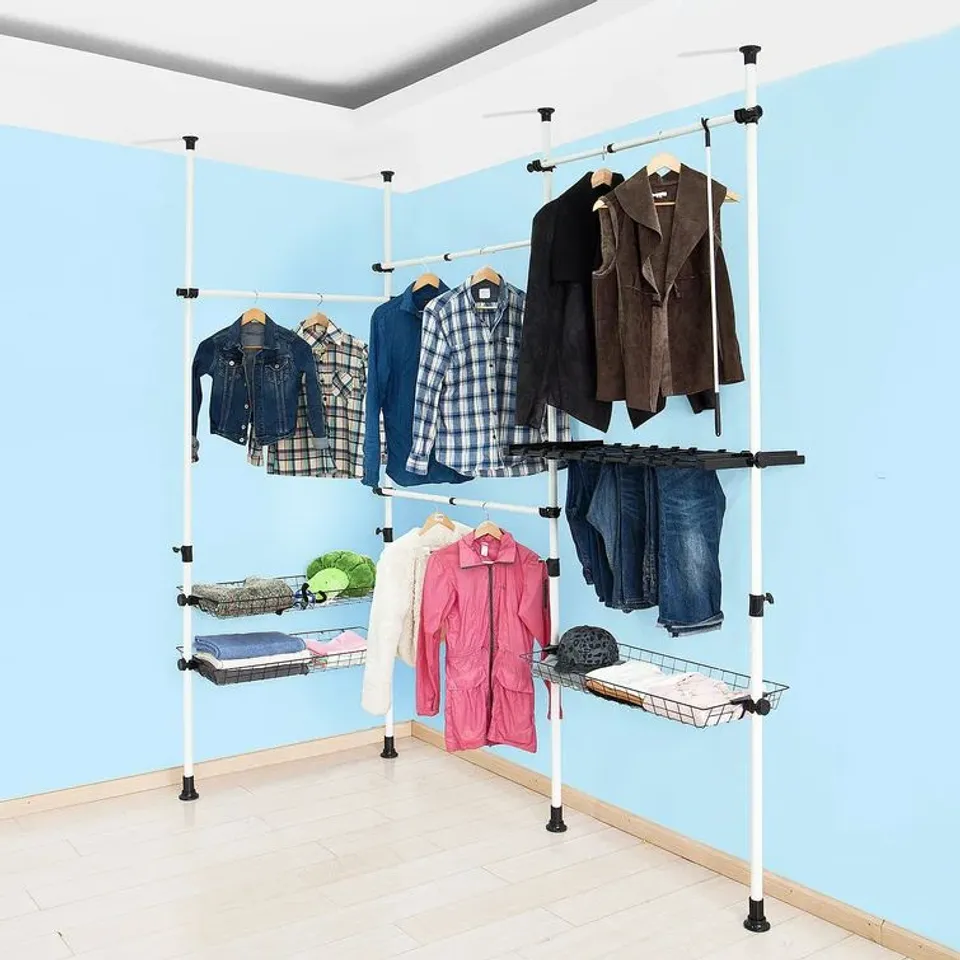 BOXED SWEN 245-280CM CLOSET SYSTEM (1 BOX)
