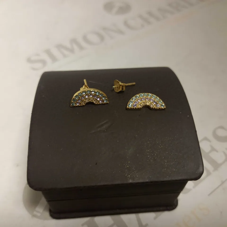 OLIVIA BURTON RAINBOW STUDS GOLD RRP £50