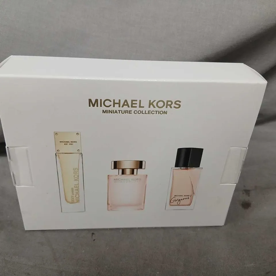 BOXED MICHAEL KORS MINIATURE COLLECTION