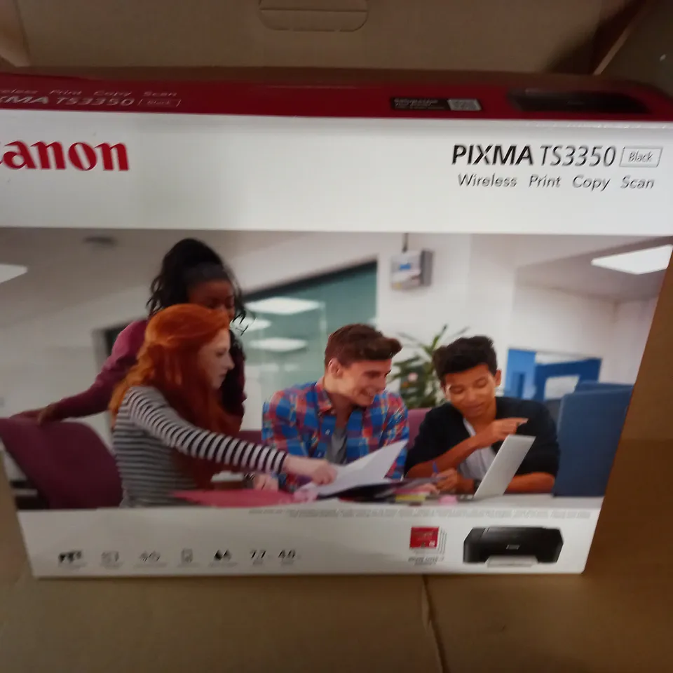 BOXED CANON PIXMA TS3350 MULTIFUNCTION PRINTER