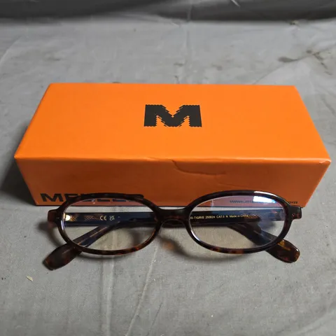 MELLER TORTOISESHELL RECTANGULAR EYEGLASSES - BOXED