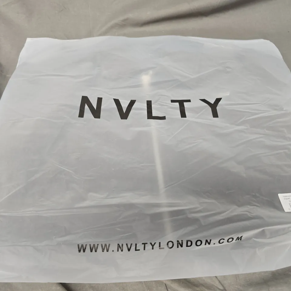NVLTY HEAVYWEIGHT WOOL TEXTURED ZIPPER JACKET IN BROWN SIZE M 