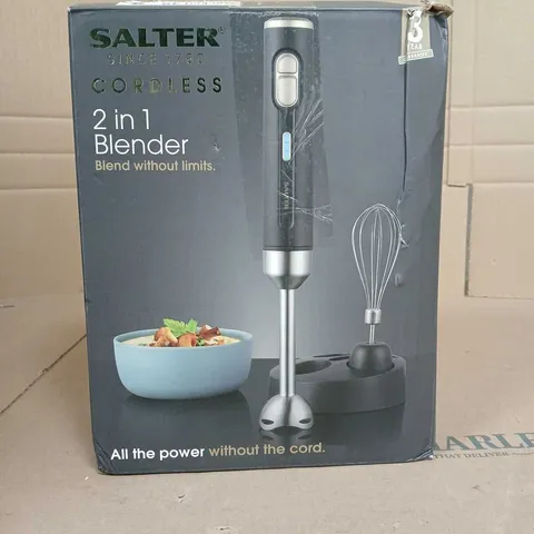 BOXED SALTER CORDLESS 2IN1 BLENDER