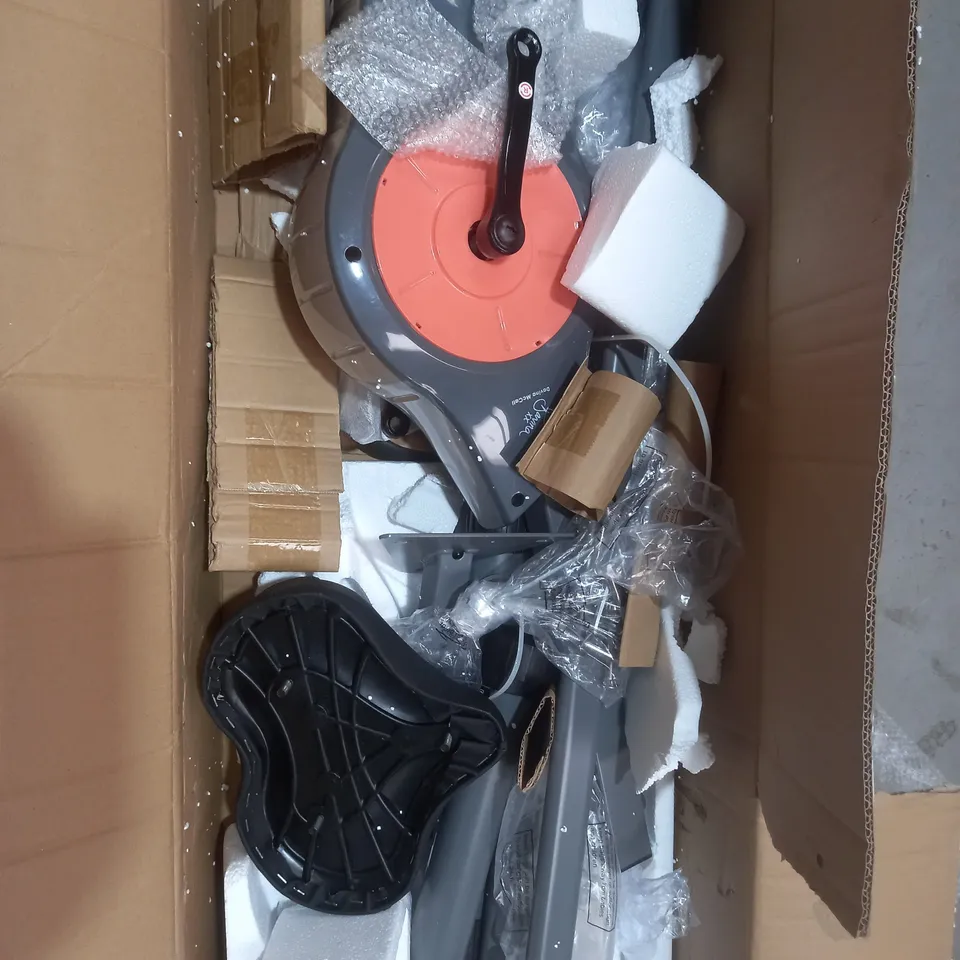 DAVINA FITNESS FOLDING MAGNETIC EXERCISE BIKE - CORAL - COLLECTION ONLY